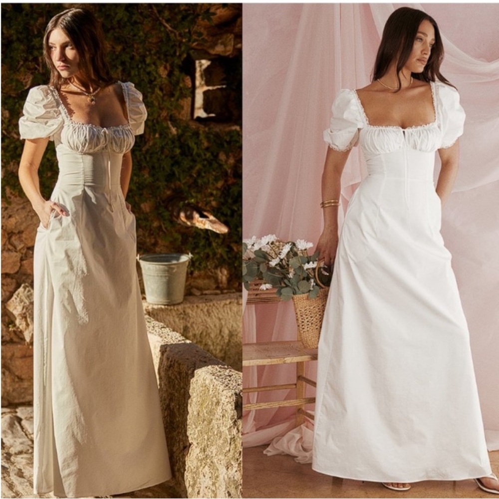 House of CB White Maxi Dress